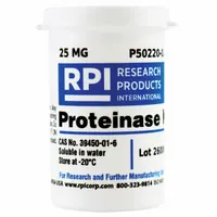RPI Proteinase K: 25 mg Volume, Powder, Plastic (MPN P50220-0.025)