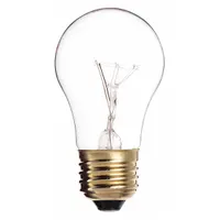 SATCO Incandescent Bulb: Medium Screw (E26), Incandescent, (A) Classic, A15, 40 W Watt, 2700K, Clear (MPN S3810)