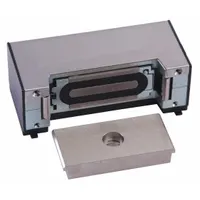This SECURITRON MM15 series magnetic lock is designed for single-door access control applications. Constructed with a steel housing, it measures 1-7/8 inches in height and 2-3/4 inches in width. The lock features an instantaneous release delay, making it suitable for high-traffic egress points in commercial and industrial settings