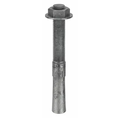 MKT FASTENING Wedge Anchor: 8 in Overall Lg, 7/8 in Dia, 7/8"-9 Thread Size, 4 in Thread Lg - Steel Wedge Anchors