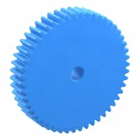Hubless Spur Gear: Module m 2, 50 Teeth, 12 mm Bore Dia, Nylon, 20° Pressure Angle, Plain Bore (MPN PSA2-50)