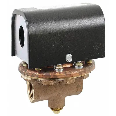 MCDONNELL & MILLER Flow Switch: 1/2 in For Pipe Size, 1/2 in NPT, 1/2 in Connection Size - Inline Switches for Liquids