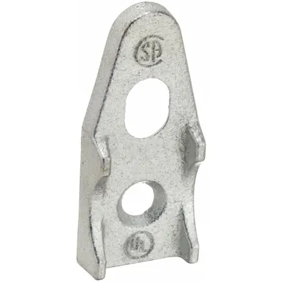 RACO Back Spacer: 1 in Trade Size, Iron - Surface Mount Clamps for Conduit & Pipe