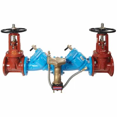 Watts LF909-DOSY-FS Reduced Pressure Zone Backflow Preventer - Watts RPZ Backflow Preventers