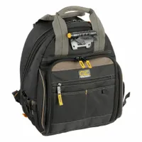 CLC Tool Backpack: 13 in W 8 in D 16 in H, Polyester, Black, 42 Inside Pockets, Polyester (MPN L255)