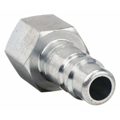 PARKER Quick Connect Hose Coupling: 1/2 in Body Size, 1/2 in Hose Fitting Size - Industrial Interchange Steel Quick-Connect Air Coupling Plugs