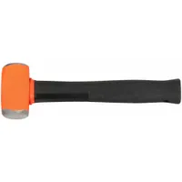 Steel Engineering Hammer: Steel Handle, 4 lb Head Wt, 1 5/8 in Dia, 16 in Overall Lg, Round Shape (MPN 24Z028)