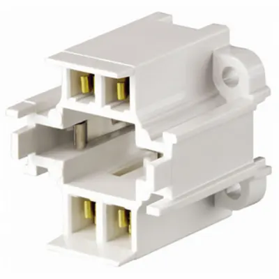 LEVITON Lampholder: Lamp Holder, 4-Pin (G24q-3), 1 3/8 in Overall Lg, 75 W Watt - Lampholders & Sockets