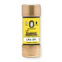 BUSSMANN Fuse: LPJ-I Series, Class J, Cylindrical Body, Time-Delay, 7 A, 600 V AC, 300 V DC (MPN LPJ-7SPI)