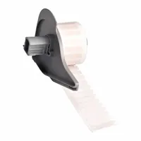 Pre-Cut Label Stock Roll: 1/4 in x 1/4 in, 1/4 in x 1/4 in, Polyester, White (Gloss), -94°F to 230°F (MPN M7-13-423)