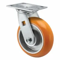 PEMCO Caster: Swivel, No Brake, Polyurethane, 6 in Wheel Dia, 2 in Wheel Wd, 7 1/2 in Mounting Ht (MPN ES6X2AN)