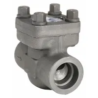SHARPE Piston Check Valve: Piston, Inline Valve Body, 1 in Pipe Size, Socket x Socket, Carbon Steel (MPN 4371001390)