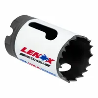 LENOX Hole Saw: 1 7/16 in Saw Dia., 3/5 Teeth per Inch, 1 1/2 in Max. Cutting Dp, 5/8-18 Thread Size (MPN 3002323L)