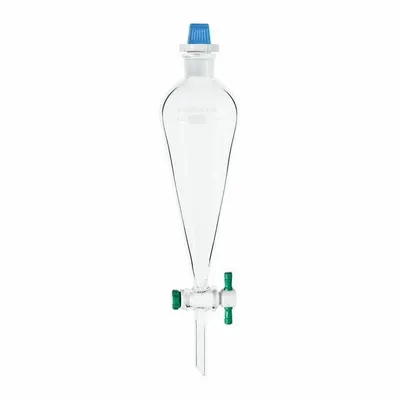 OEM Separatory Funnel, 1 L, 22 mm, 75 mm Stem, Colorless - Separatory Funnels