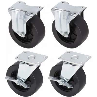 OEM Plate Casters: Rigid/Swivel - Plate Caster Kits