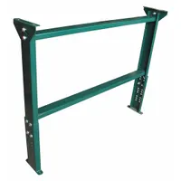 APPROVED VENDOR Conveyor Support Stand: For 51 in Between Frame Wd, 25 3/4 in Min. Ht, Steel