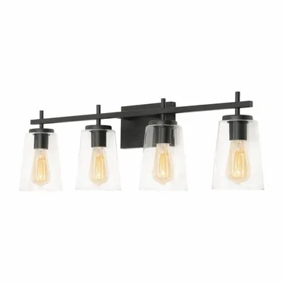 AFX INC. Joanna 33" Vanity Light, Black - Joanna Vanity Lights