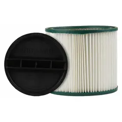 Standard wet/dry paper cartridge filter for Shop-Vac brand vacuums. Enables both wet and dry pickup for workshop cleanup, construction sites, and general maintenance tasks. Compatible with Shop-Vac vacuum model MPN 9627106.