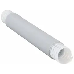 Cold shrink tubing made of EPDM rubber, gray color. Inner diameter before shrinking 0.72 in, after shrinking 0.35 in. Length 7.5 in. Used for insulating and protecting electrical connections, splices, and terminations in high-temperature environments.