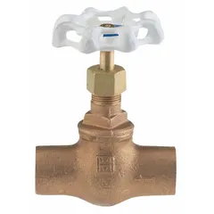 This lead-free bronze globe valve features a Z-body design with female threaded ends and a rising stem. It is suited for general-service applications involving gas, oil, or water media. The 3/8-inch pipe size makes it appropriate for throttling and shut-off in plumbing and piping systems.