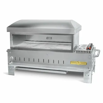 CROWN VERITY Propane Grill: Propane, 3 Burners, 42,500 BtuH Heating Capacity, 33 in Overall Ht - Pizza Ovens