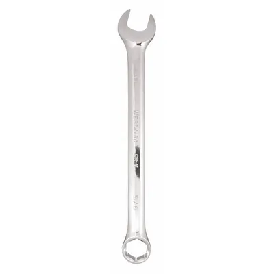 WESTWARD Combination Wrench: Alloy Steel, Chrome, 5/8 in Head Size, 8 1/4 in Overall Lg - SAE 6-Point Combination Wrenches