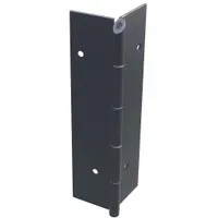 MARKAR Piano Hinge: Aluminum, 7 ft Leaf Ht, 1 3/4 in Leaf Wd, Screw-On (MPN FM100-001-313-HT-MP)