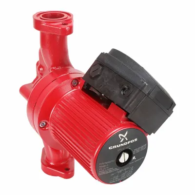 Grundfos Circulating Pump: 7/8 hp HP, 460V AC, Cast Iron, 2, 53 ft Max. Head - General-Purpose Inline Circulator Pumps