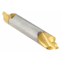 KEO Center Drill: Plain Type, #5, 90°, 2 3/4 in Overall Lg, TiN Coated High Speed Steel (MPN 906-000-134)