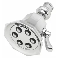 SPEAKMAN Fixed Showerhead: Vintage S-2255, 2 gpm Fixed Showerhead Flow Rate, Brass, Multi, Combo (MPN S-2255-E2)