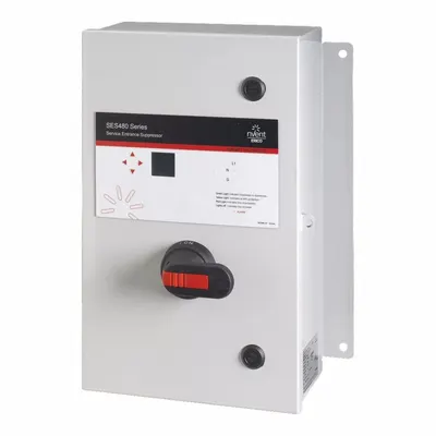 NVENT ERICO Surge Protection Device: Three Phase, 277/480V, 2000 V (L-L), 320/700V - External Surface-Mount SPDs