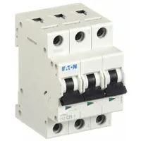EATON IEC Supplementary Protector: 25 A Amps, 96V DC, 15kA at 277/480V AC, Lug, FAZ, 277/480V AC (MPN FAZ-C25/3)