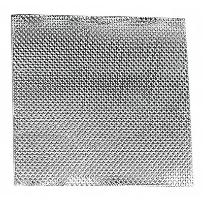 3M Conductive Electrical Tape: Square, 1 in x 1 in, 4 mil Thick, 600 V Volt Rating - Ultra-Conductive Embossed Foil Electrical Tape Shapes
