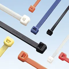 This all purpose nylon cable tie is used for bundling and securing wires and cables in indoor applications such as control panels, data centers, and electrical installations. It has a nominal length of 4 inches, a width of 0.1 inches, and accommodates a maximum bundle diameter of 13/16 inches. Color is gray, and it is not rated for outdoor use. Supplied in packs of 1000.