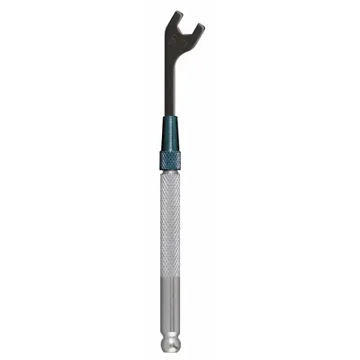 MOODY TOOL Open End Wrench: Alloy Steel, Black Oxide, 5 mm Head Size, 3 in Overall Lg - Metric, Single End, Open End Wrenches with Interchangeable Handle