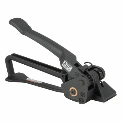 MIP Steel Strapping Tensioner: 8 lb Tool Wt, Feedwheel Tool, Heavy Duty, Manual - Manual Tensioner Tools for Steel Strapping
