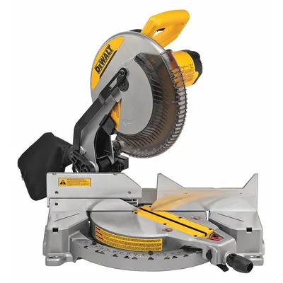 DEWALT Miter Saw: Not Sliding, 8 in Max. Cut Wd @ 0 Deg. Miter, 50°to 50° - 12 in Corded Miter Saws