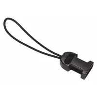 Pack of ten black, unfinished loop attachments for tethering a barcode scanner to a lanyard harness. Designed for use with the Squids® 3132 Barcode Scanner Lanyard Harness. Commonly used in warehouses, manufacturing, and logistics to prevent scanner drops and loss