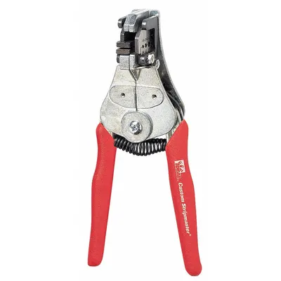 IDEAL Wire Stripper: 26 AWG to 16 AWG, 6 1/2 in Overall Lg, Std Cushion Grip - Precision Grip & Strip Wire Strippers