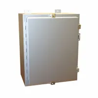 HAMMOND Electrical Enclosure: Aluminum, 20 in x 16 in x 10 in, NEMA 12/13/4/4X, w/Panel, Solid Cover (MPN 1418N4ALC10)
