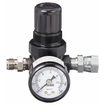 DEVILBISS Compressed Air Regulator: 1/4 in, NPT, 15 cfm (MPN HARG-510) - Pneumatics