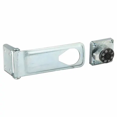 OEM APPROVED VENDOR Steel Locking Hasp, 2 in Ht, 6 in Lg, 1 1/2 in Wd - Locking Hasps