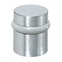 Door Stop: Floor - Mounted, 1 13/32 in Wd, 1 1/2 in Overall Ht, Chrome (MPN 446.26)