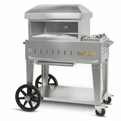 CROWN VERITY Propane Grill: Propane, 2 Burners, 30,000 BtuH Heating Capacity, 53 in Overall Ht - Pizza Ovens