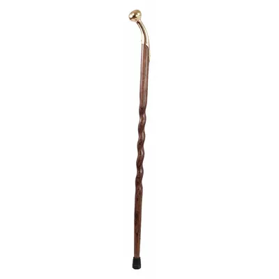 DMI Walking Stick: Walking Stick, Derby-Top, Single, Wood, Rubber Bottom Tip - Walking Sticks