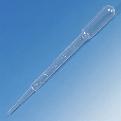 GLOBE SCIENTIFIC Transfer Pipette: 7.5 mL Capacity, Non-Sterile, Std Transfer Pipette, Plastic - Non-Sterile Transfer Pipettes