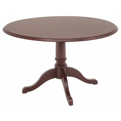 REGENCY Conference Table: Round, Wood, Mahogany, 30 in Overall Ht, 42 in Overall Dia - Round Conference Tables