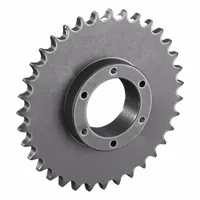 TSUBAKI Sprocket: For 60 Chain, 35 Teeth, 8.367 in Pitch Dia, 8.78 in Outside Dia, Steel (MPN 60SK35)