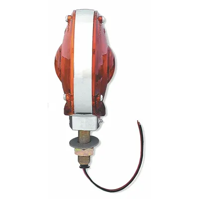 GROTE Double Face Lamp: Incandescent, Stop, Turn, and Tail Combo Light, Amber/Red - Stop, Turn & Tail Combination Lights