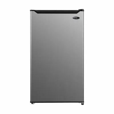 DANBY Mini Refrigerator: Stainless Steel, 4.4 cu ft Total Capacity, 2 Shelves - Mini Refrigerators